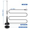 Bingfu 27MHz CB Radio Antenna PL259 & BNC Male Magnetic Base Compatible with Cobra Midland Uniden Maxon President Vehicle Car Truck Mobile Handheld CB Radio view 2