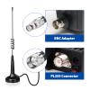 Bingfu 27MHz CB Radio Antenna PL259 & BNC Male Magnetic Base Compatible with Cobra Midland Uniden Maxon President Vehicle Car Truck Mobile Handheld CB Radio view 4