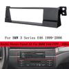 1 Din Car Radio Stereo Fascia Panel Frame Plate CD DVD Dash Audio Cover Trim Adapter Compatible with BMW 3 Series E46 1999-2006 view 2