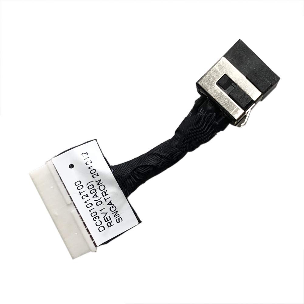 GinTai DC Power Jack in Cable Plug Replacement for Dell Alienware Area 51m R1 R2 ALWA51M 17.3" DC301012T00 0DF23M