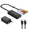 DIGITNOW HDMI to RCA Converter, HDMI to AV Composite Video Audio Converter Adapter, Supports PAL/NTSC for PS One, PS2, PS3, Nintendo 64, STB, VHS, VCR, Blue-Ray DVD Players Projector view 1