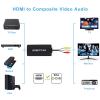 DIGITNOW HDMI to RCA Converter, HDMI to AV Composite Video Audio Converter Adapter, Supports PAL/NTSC for PS One, PS2, PS3, Nintendo 64, STB, VHS, VCR, Blue-Ray DVD Players Projector view 2