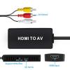 DIGITNOW HDMI to RCA Converter, HDMI to AV Composite Video Audio Converter Adapter, Supports PAL/NTSC for PS One, PS2, PS3, Nintendo 64, STB, VHS, VCR, Blue-Ray DVD Players Projector view 3