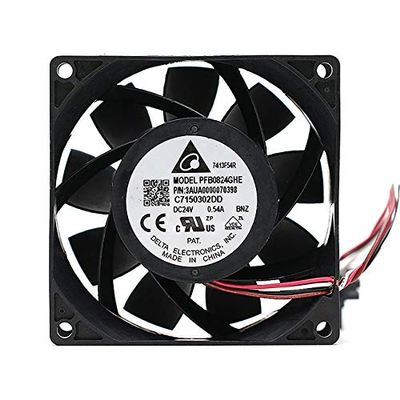 Delta PFB0824GHE 8038 24V 0.54A 4-Wire PWM Gale Volume Cooling Fan