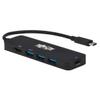 Tripp Lite USB C Multiport Adapter 4K60Hz HDMI 3 USB-A Hub 100W PD Charging (U444-06N-H3UC2) view 2