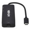 Tripp Lite USB C Multiport Adapter 4K60Hz HDMI 3 USB-A Hub 100W PD Charging (U444-06N-H3UC2) view 3