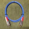10' 1506A Blue/Studio Grade Analog RCA Stereo Cables New view 1