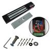 Visionis FPC-5191-BL Black 300lbs Indoor Electromagnetic Lock with 300 lbs L and Z Bracket for Inswinging Door view 4