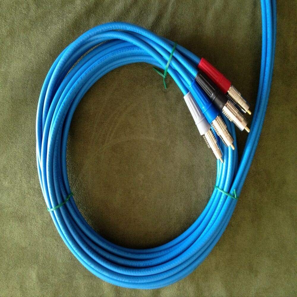 10' 1505A 4 Channel RCA Audio Cables New