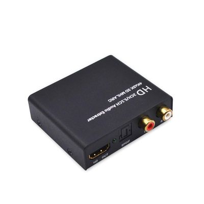 SATMW HD 2.0 Audio Extractor Support 4K 60Hz YUV 4:4:4 and HDR HD to Optical SPDIF Analog RCA L/R 3.5mm Converter