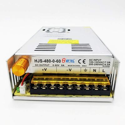 0-60V DC Adjustable Switching Power Supply 110V/220V AC to DC 60V 8A Power Supply Transformer Digital Display 480W Voltage Regulator