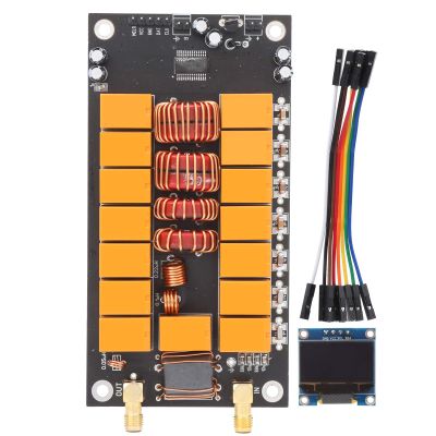 ATU-100 Mini Automatic Antenna Tuner, 400mA Antenna Tuner Board with Screen Finished, DIY Kits Antenna Tester Components
