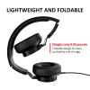DR.TEK Wired On-Ear Headphones for Adults & Kids, Lightweight, Foldable, Portable, High Sound Quality Earphones with 1.5M No-Tangle Nylon Braiding Cord, Fits All 3.5mm Jack view 3