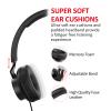 DR.TEK Wired On-Ear Headphones for Adults & Kids, Lightweight, Foldable, Portable, High Sound Quality Earphones with 1.5M No-Tangle Nylon Braiding Cord, Fits All 3.5mm Jack view 4
