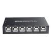 SATMW 8 Ports USB Synchronizer DNF Keyboard Mouse USB Shared Display Synchronization Controller KVM Switcher Black view 3