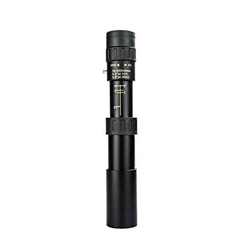 10-300x40mm Monocular Telescope Super Zoom Monocular Quality Eyepiece Portable Binoculars Hunting LLL Night Vision Scope Camping (Only Monocular)
