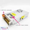 0-120V DC Adjustable Switching Power Supply 110V/220V AC to DC 120V 4A Power Supply Transformer Digital Display 480W Voltage Regulator Power Converter view 3