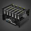 6/8 GPU Aluminum Stackable Open Air Mining Computer Frame Rig Ethereum Veddha (6GPU+4FANS-T2) view 2