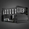 6/8 GPU Aluminum Stackable Open Air Mining Computer Frame Rig Ethereum Veddha (6GPU+4FANS-T2) view 3