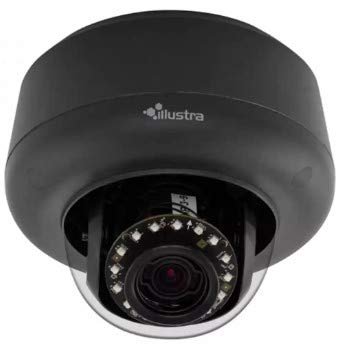American Dynamics IPS03D3ICBTT Illustra Pro 3MP IR WDR Vandal PoE Network Mini Dome Camera with 9-22mm, varifocal std Lens, RJ45 Connection.