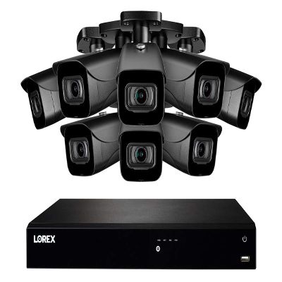 16-Channel Fusion NVR System with 4K (8MP) IP Cameras 8 / Black