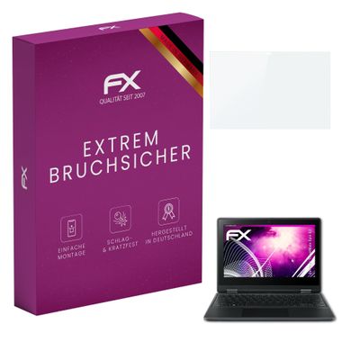 atFoliX Plastic Glass Protective Film compatible with Acer TravelMate Spin B3, 9H Hybrid-Glass FX Screen Protector