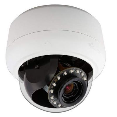 American Dynamics IPS05D3ISWIY Illustra Pro 5MP IR WDR Vandal PoE Network Mini Dome Camera with 9-22mm, varifocal Telephoto Lens, RJ45 Connection.