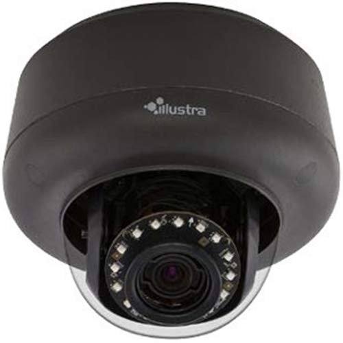 American Dynamics IPS05D3ISBTY Illustra Pro 5MP IR WDR Vandal PoE Network Smoked Mini Dome Camera with 9-22mm, varifocal std Lens, RJ45 Connection.