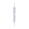 2-Port Single Gang Keystone Decora Style Insert Strap (10 Pack, White) view 2