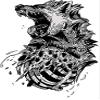 Hyena - Sticker - DIe Cut Vinyl - Bright Print Sticker view 1