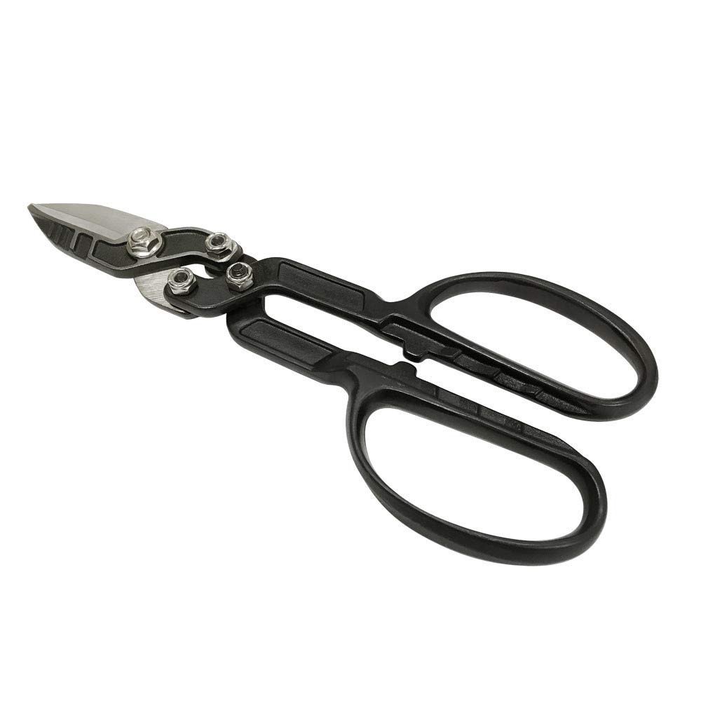 MH GLOBAL 12 Inch Alloy Steel Heat Treated Compound Action Tin Snip