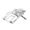 Aluminum Alloy Notebook Computer Stand Tablet Computer Stand Portable Notebook Computer Foldable Notebook Computer Stand view 2
