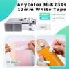 7 White+1 Clear + 4 Multicolor Compatible M Tape Replacement for Brother P-Touch Labels M Tape 12mm 0.47 Inch M131 M231 M431 M531 M631 M731 for Ptouch PT-M95 PT-90 PT70 PT-65 PT85, 6+6 Pack view 4