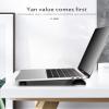 YQHWLKJ Notebook computer stand radiator computer booster desktop universal stand base cooling pad tablet stand, white view 4