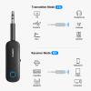 UGREEN Bluetooth Transmitter Receiver for 2 AirPods or BT Devices, Bluetooth Wireless Transmitter for Headphones, 3.5mm Aux Audio Jack Adapter for in-Flight TV Car Home Stereo System view 3