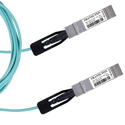 10G SFP+ AOC Cable | 10 GBASE SFP+ to SFP+ Active Optical Fiber Compatible with Cisco SFP-10G-AOC-1M, D-Link, Supermicro, Mikrotik Devices, 1M/3.3ft