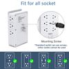 Multi Plug Outlet Surge Protector Nikleb, 12 Electrical Outlets Extender with 4 USB Charging Ports Total 4.8A, Wall Plug Expander 3 Prong for Room, Office, Gaming, Cord Organizer Accessories view 4