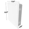 Legrand - OnQ Cable Management, In-Wall Media Box, Dual Purpose Structured Wiring Enclosure, TV Home Theater Recessed Storage Box, 17 Inch, White, ENP1700NA view 2