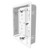 Legrand - OnQ Cable Management, In-Wall Media Box, Dual Purpose Structured Wiring Enclosure, TV Home Theater Recessed Storage Box, 17 Inch, White, ENP1700NA view 3