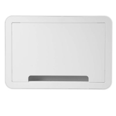 Legrand - OnQ Cable Management, In-Wall Media Box, Dual Purpose Structured Wiring Enclosure, TV Home Theater Recessed Storage Box, 9 Inch, white ENP0900-NA