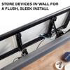 Legrand - OnQ Cable Management, In-Wall Media Box, Dual Purpose Structured Wiring Enclosure, TV Home Theater Recessed Storage Box, 9 Inch, white ENP0900-NA view 3