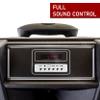 beFree Sound 12 Inch Bluetooth Rechargeable Portable PA Party Speaker with Reactive LED Lights, Black view 3
