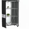 Wire Shelf Cover Waterproof Dustproof Storage Rack Cover with Zipper view 1