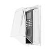 AUNMAS Plastic Doorbell Cover Rain Cover, Transparent Design Weatherproof Protector Access Control Attachmen for Wall Door Access Fingerprint Lock Video Doorbell view 1