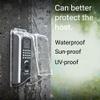AUNMAS Plastic Doorbell Cover Rain Cover, Transparent Design Weatherproof Protector Access Control Attachmen for Wall Door Access Fingerprint Lock Video Doorbell view 4