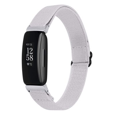 Jennyfly Replacement Wrist Bands for Fitbit Inspire/Inspire HR, Women Lightweight Soft Elastic Knit Adjustable 5.3-8.3 inch Breathable Sport Strap Replacement Wristband