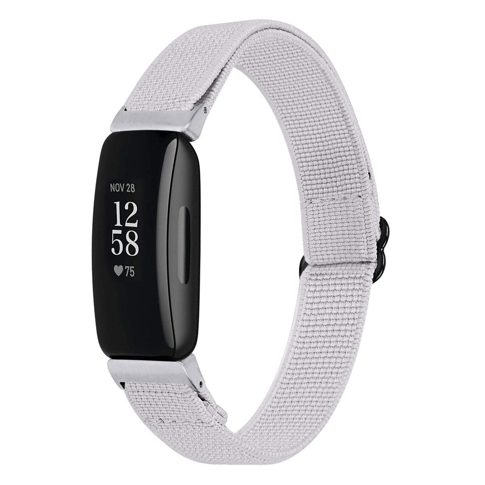 Jennyfly Replacement Wrist Bands for Fitbit Inspire/Inspire HR, Women Lightweight Soft Elastic Knit Adjustable 5.3-8.3 inch Breathable Sport Strap Replacement Wristband