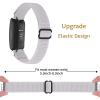 Jennyfly Replacement Wrist Bands for Fitbit Inspire/Inspire HR, Women Lightweight Soft Elastic Knit Adjustable 5.3-8.3 inch Breathable Sport Strap Replacement Wristband view 3