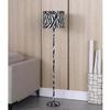 ORE International 59" Faux Suede Zebra Print Floor Lamp view 2
