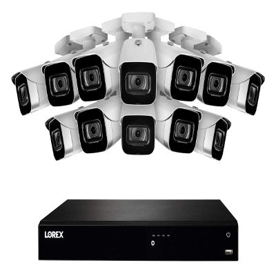 16-Channel Fusion NVR System with 4K (8MP) IP Cameras 12 / White